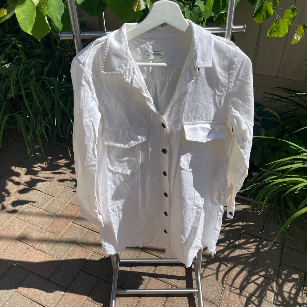 Zara shirt denim dress